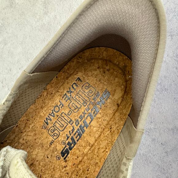Skechers Shoes Mens Size 13  Beige Melson Casual Comfort Slip On 210864 Read - Picture 8 of 10